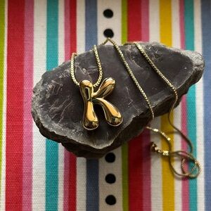 initial K necklace